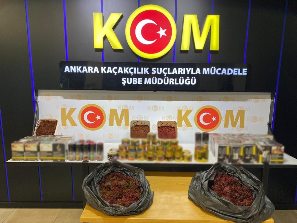 Başkent’te kaçak sigara operasyonu
