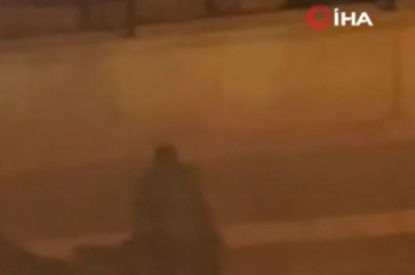 Başkentte kadına şiddet kameraya yansıdı