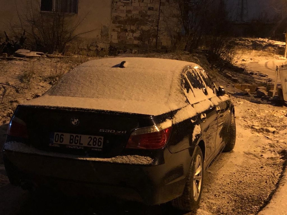 Başkent’te Mart ayında kar yağışı