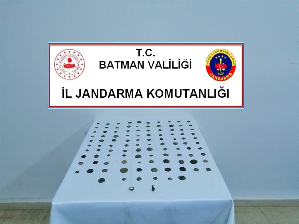 Batman’da 108 parça tarihi eser ele geçirildi