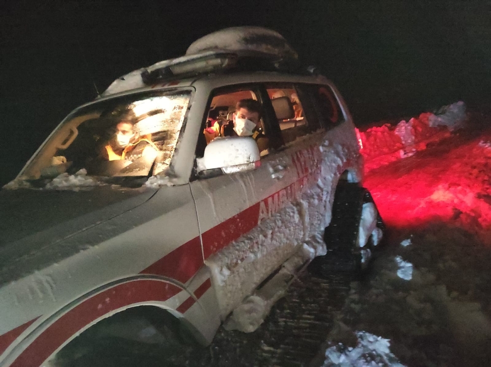 Batman’da 112 Acil personeli donmaktan son anda kurtarıldı