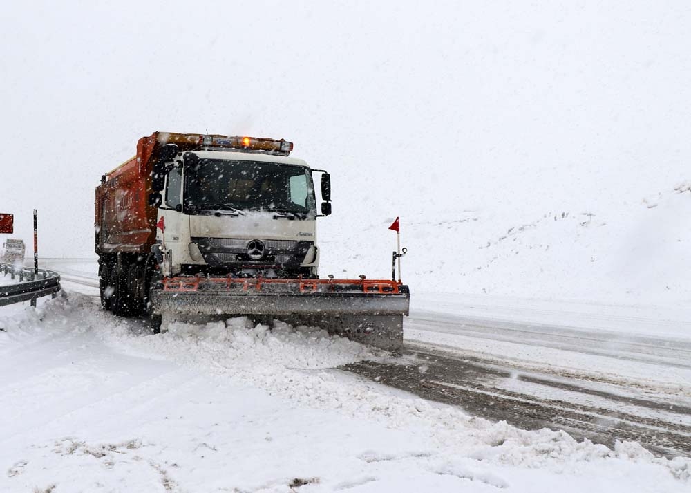 Bayburtta Kar Yağışı