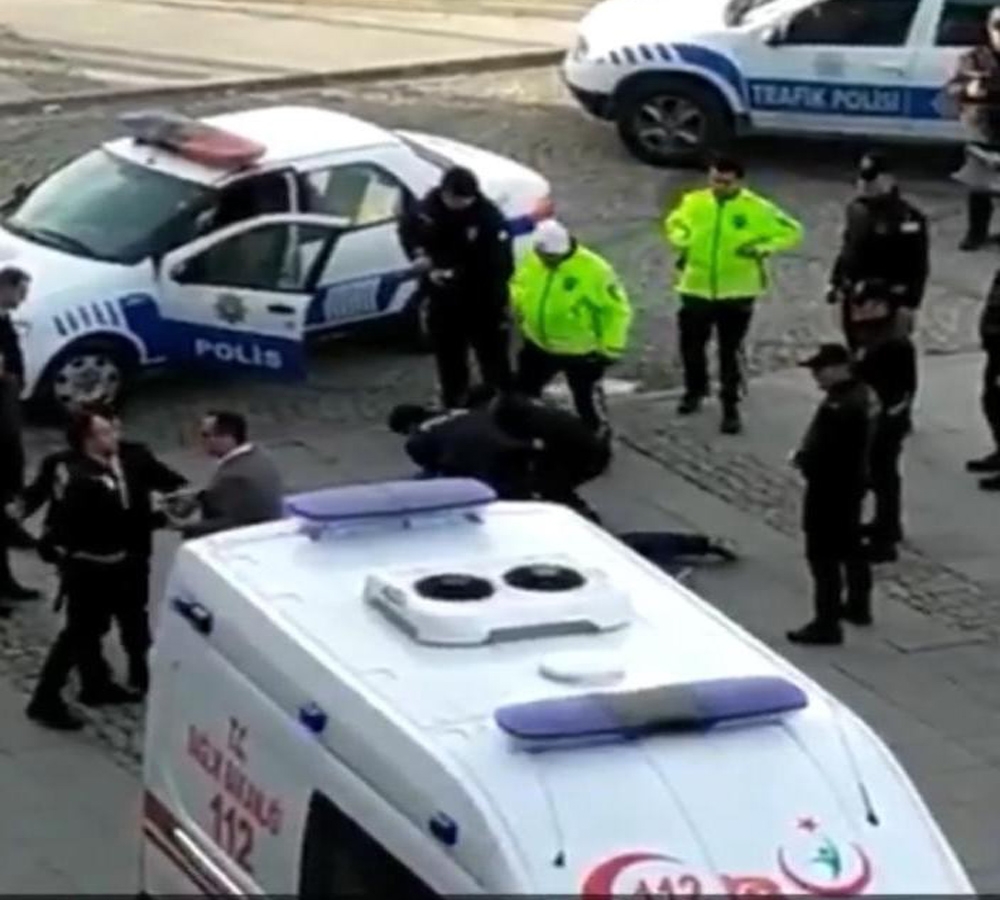 Bayburtta Katil Zanlısının Yakalanma Anı Kamerada