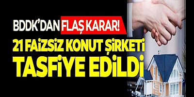 BDDK 21 tasarruf finansman şirketi için tasfiye kararı aldı