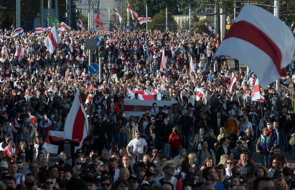 Belarus’ta Lukaşenko karşıtı protestolar 6. haftasında
