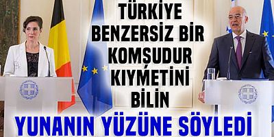 Belçika Dışişleri Bakanı:Türkiye benzersiz bir komşudur kıymetini bilin