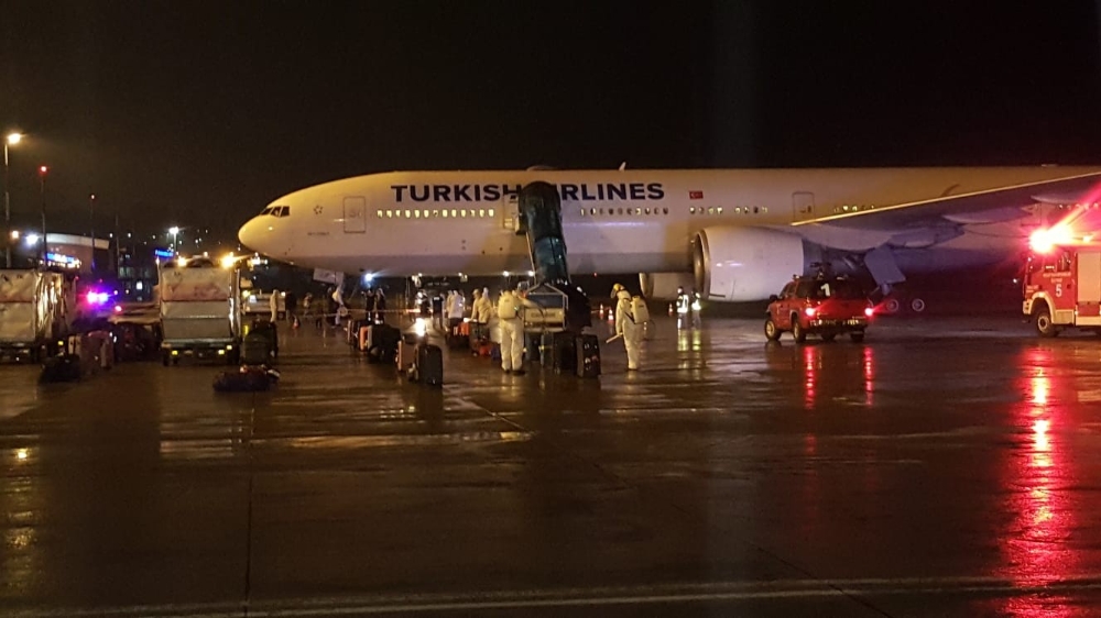 Belçika’dan 328 kişi Trabzon’a getirildi