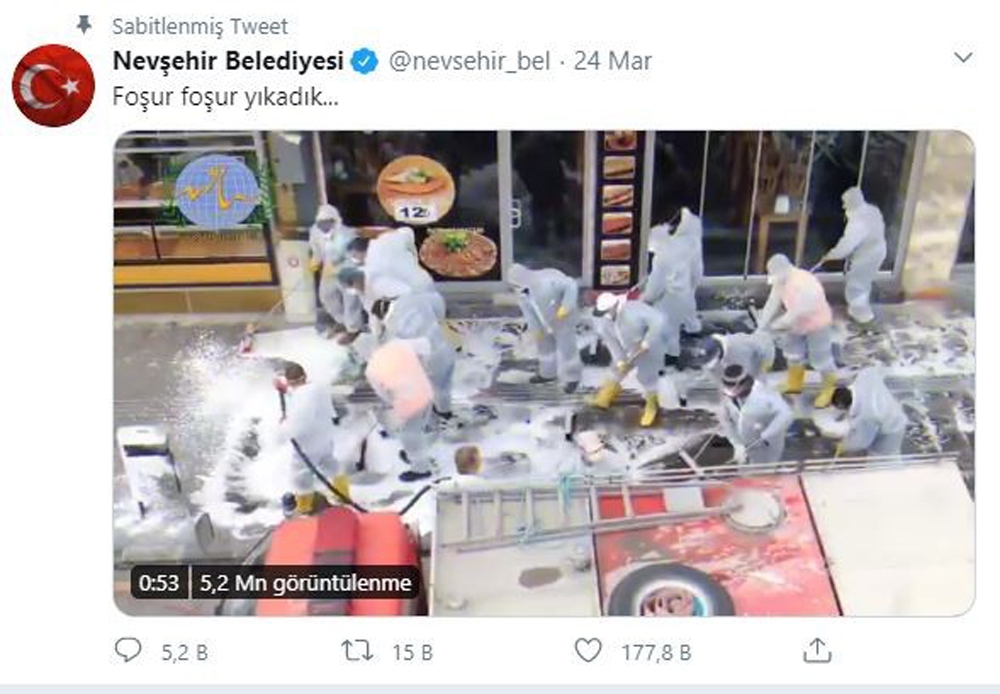 Belediyelerin temizlik yarışı sosyal medyaya damga vurdu