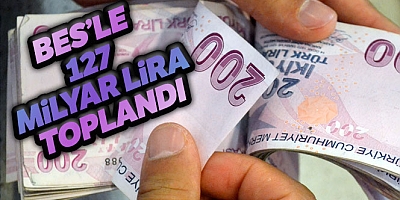 BES büyüklüğü 127 milyar lirayı geçti