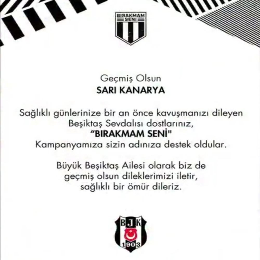 Beşiktaş’tan Fenerbahçe’ye ’Geçmiş olsun’ sertifikası!