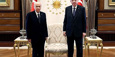 Beştepe'de Erdoğan-Bahçeli görüşmesi