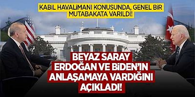 Beyaz Saray'dan önemli açıklama: Erdoğan ve Biden anlaşmaya vardı!