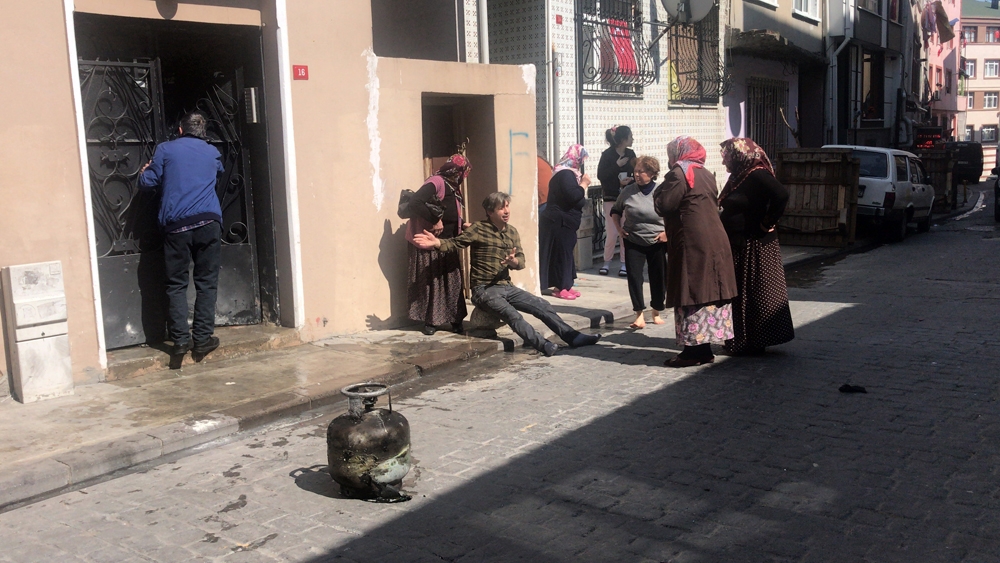 Beyoğlu‘nda korkutan tüp patlaması