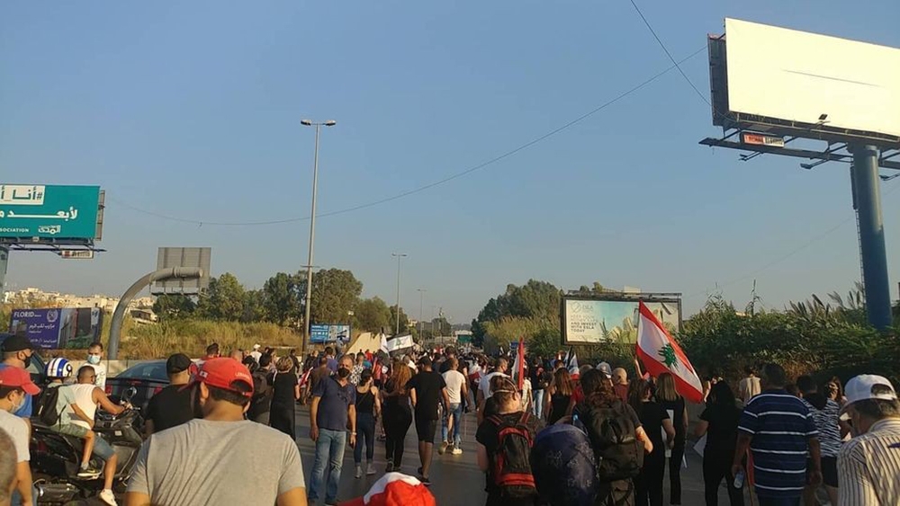 Beyrut Limanı’ndaki patlamada hayatını kaybedenler için “adalet” eylemi