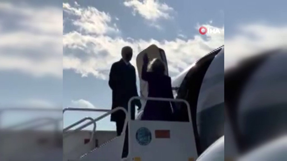 Biden, yemin töreni için Washington DC’ye doğru yola çıktı