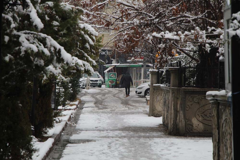 Bingölde Kar Etkili Oldu, 92 Köy Yolu Ulaşıma Kapandı