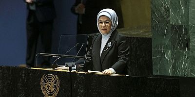 BM'de konuşan Emine Erdoğan: Kaybedecek 1 dakikamız bile yok!