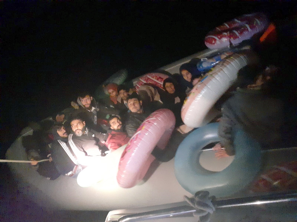 Bodrum’da 36 göçmen yakalandı
