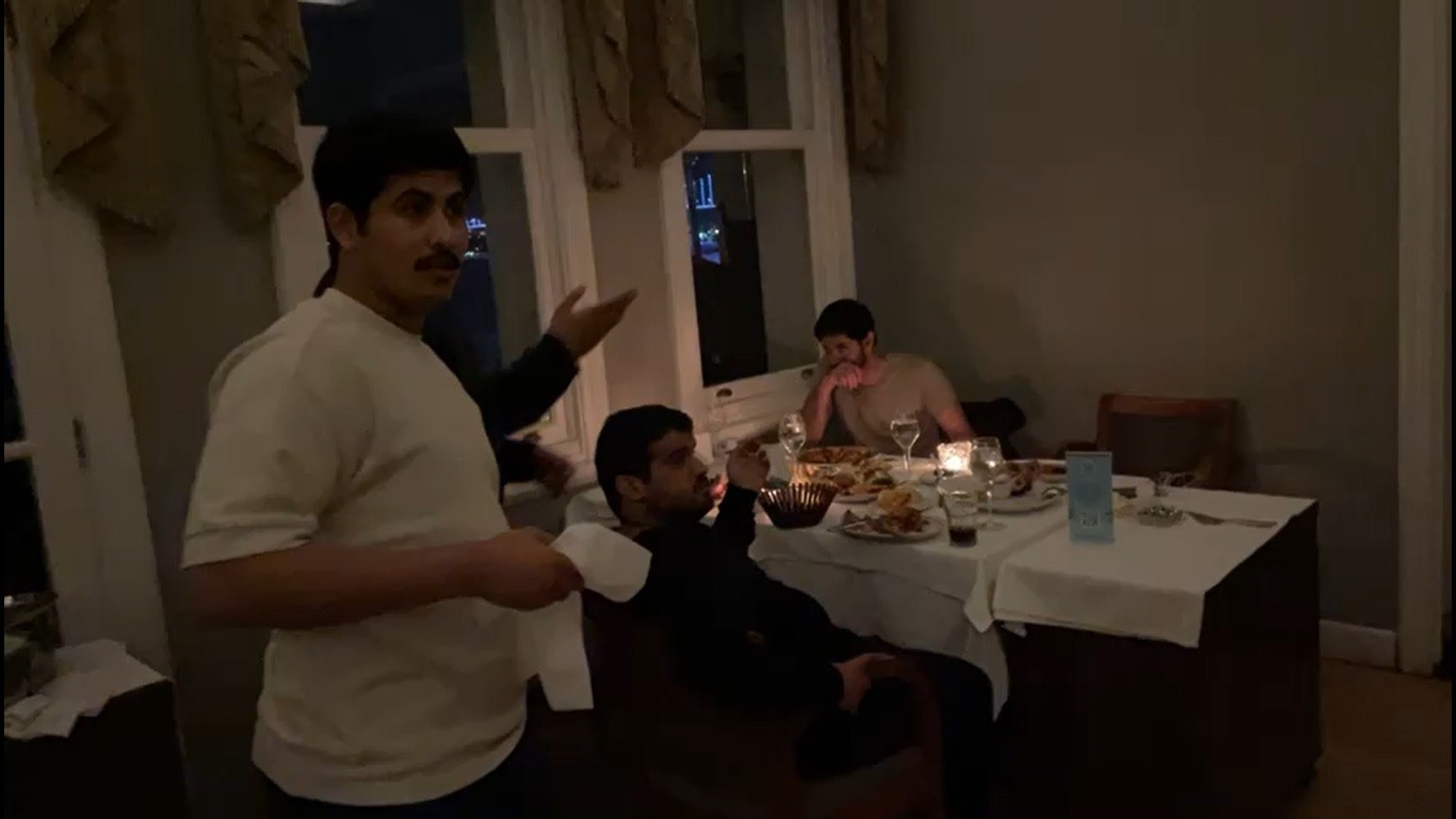 Boğaz manzaralı restorandaki eğlenceye polis baskını kamerada
