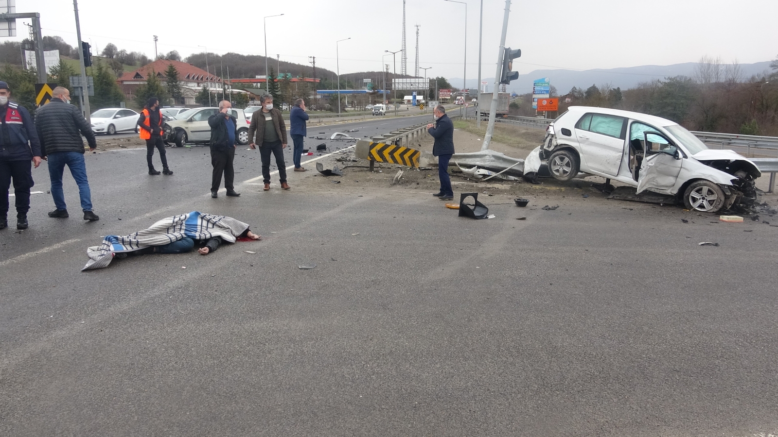 Bolu’da feci kaza: 1 ölü, 3 yaralı