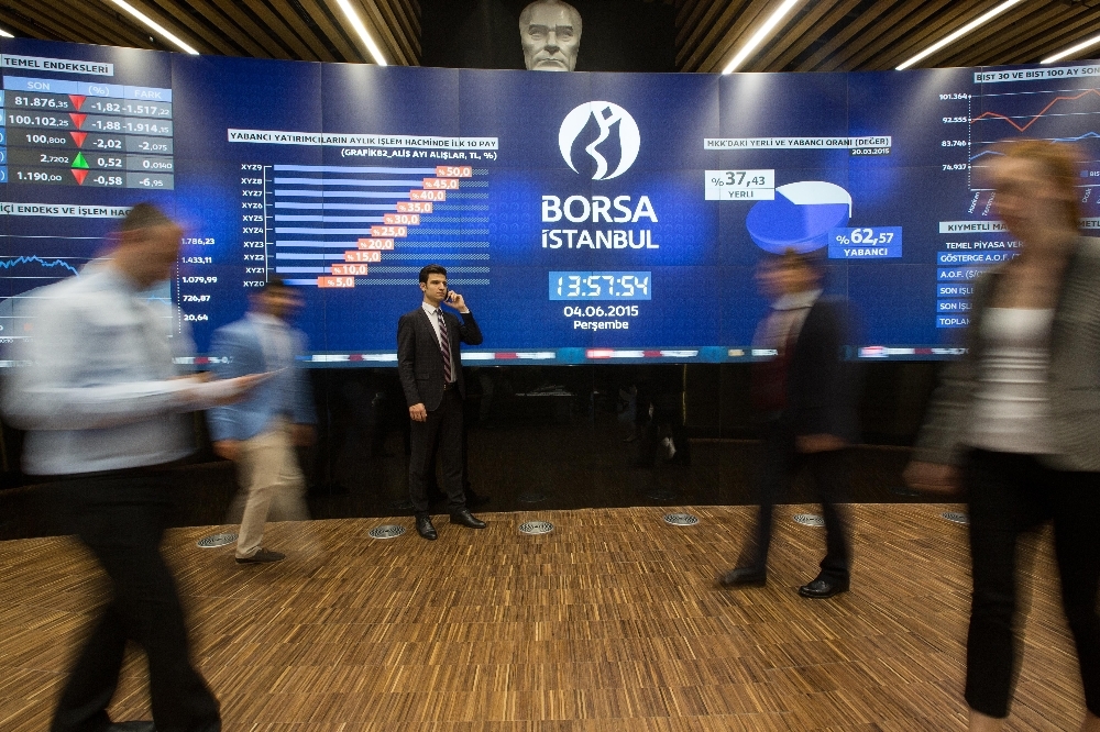 Borsa ilk yarıda değer kazandı