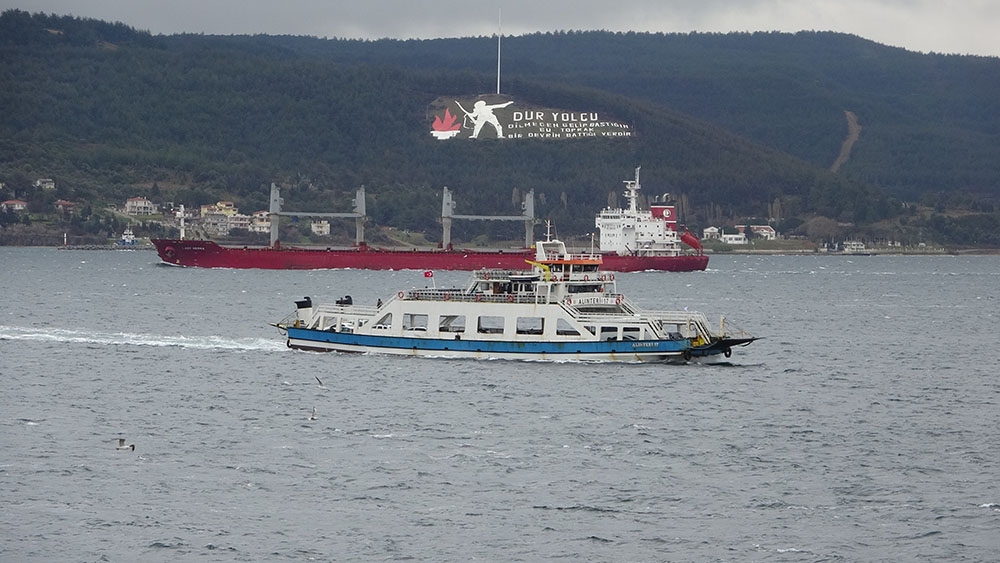 Bozcaada seferlerine fırtına engeli