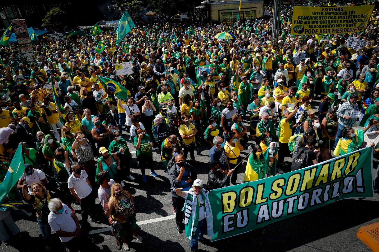 Brezilya’da Bolsonaro destekçileri sokağa indi