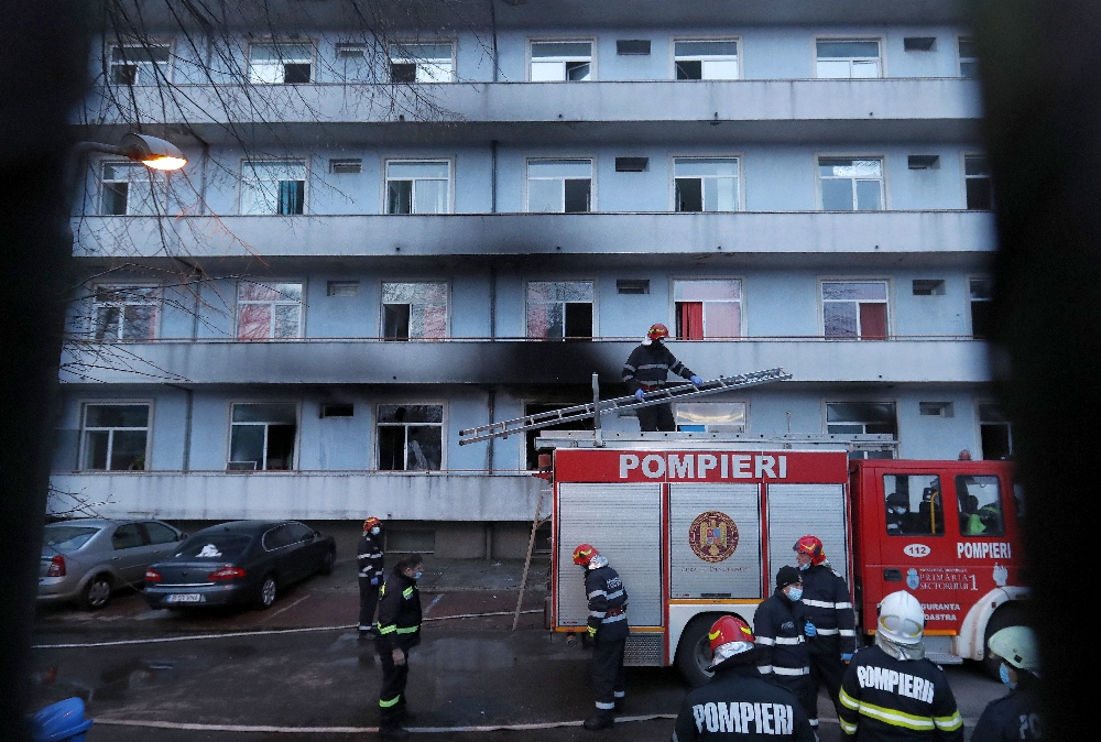 Bükreş’te pandemi hastanesinde yangın: 4 ölü