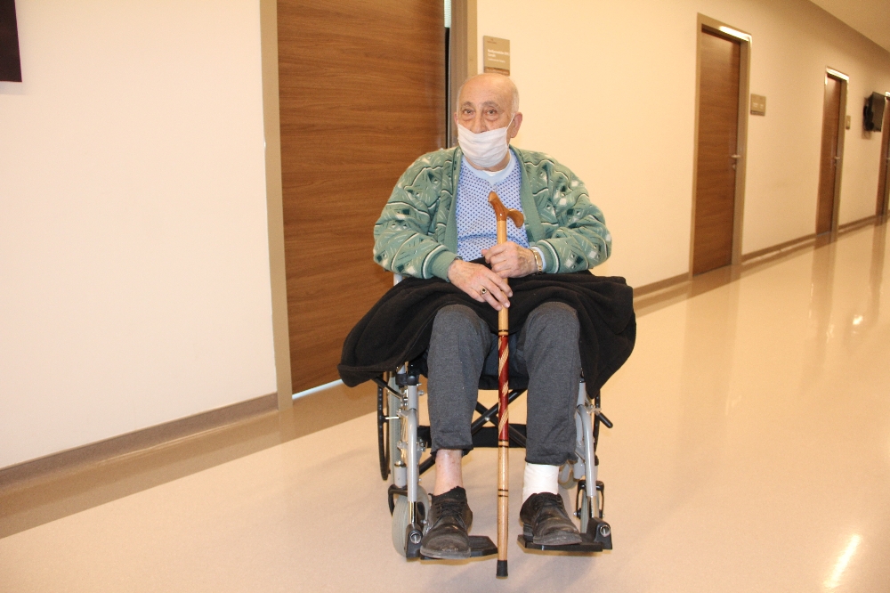 Burhan amca yatırıldı