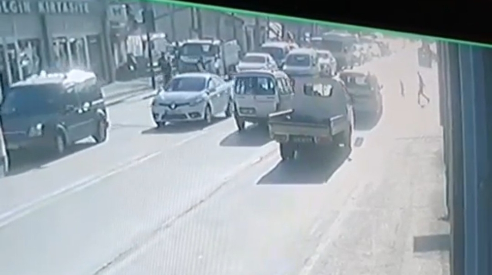 Bursa’da kırmızı ışıkta dehşet anları
