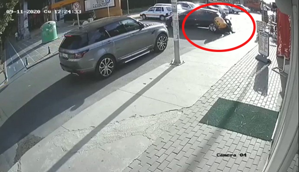 Büyükçekmece’de kan donduran kaza kamerada