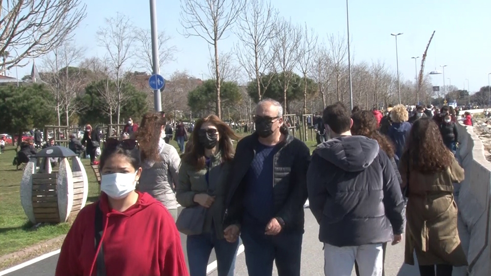 Caddebostan’da korkutan manzara