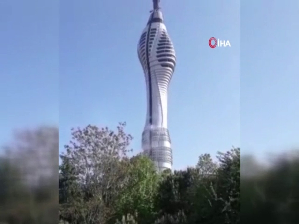 Çamlıca Kulesi’ndeki yangına ilişkin basın açıklaması yapıldı