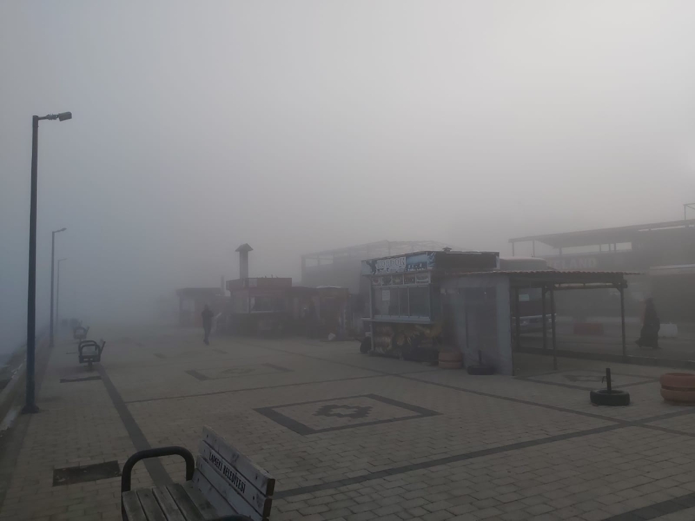 Çanakkale Boğazında Feribot Seferlerine Sis Engeli