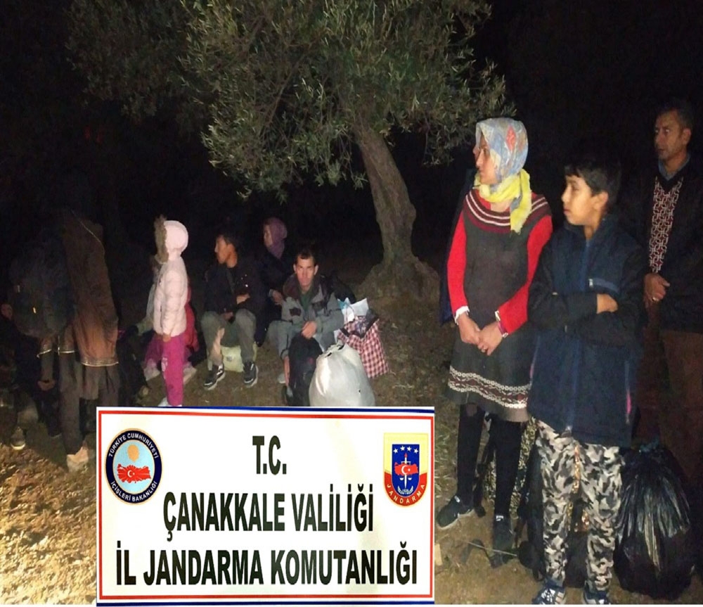 Çanakkalede 305 Mülteci Yakalandı