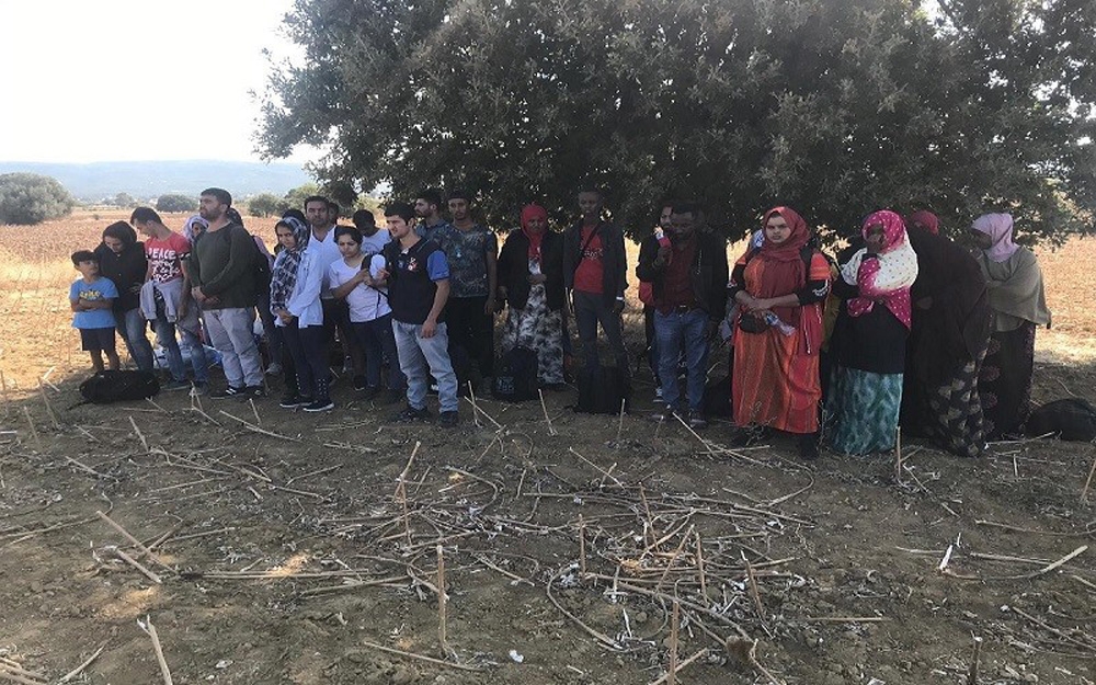 Çanakkalede 39 Mülteci Yakalandı
