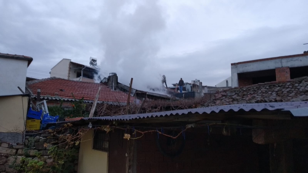 Çanakkalede Korkutan Yangın