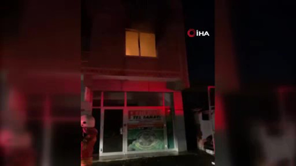 Çanakkale’de yangında bir aile facianın eşiğinden döndü