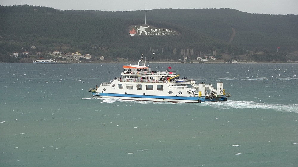Çanakkale’de yarınki ada seferlerine fırtına engeli