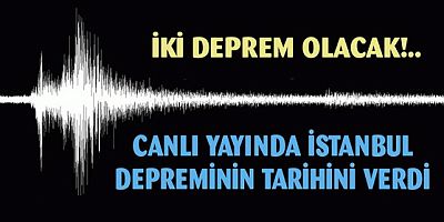 Canlı yayında İstanbul depreminin tarihini verdi   