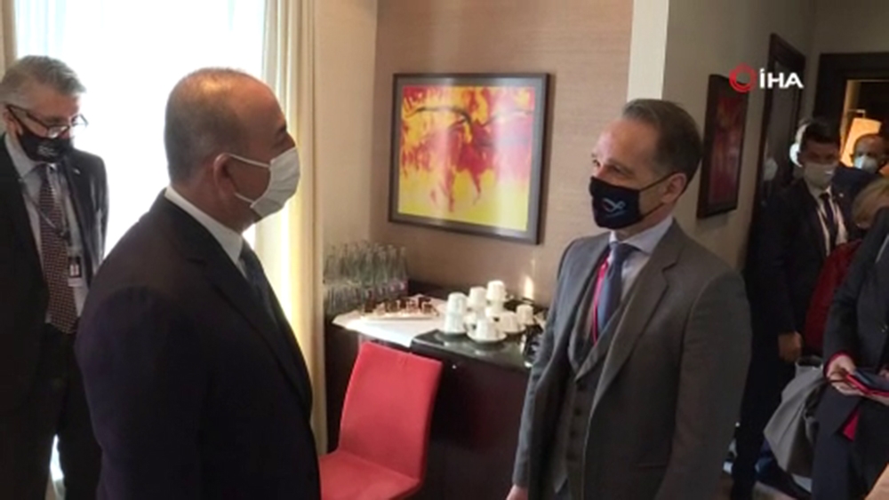Çavuşoğlu, Alman mevkidaşı Maas ile görüştü