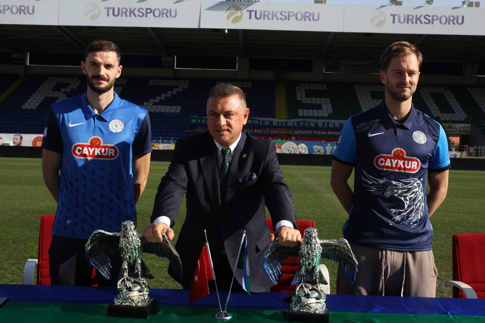 Çaykur Rizespor Sumudica, Sabo ve Dokoviç’u basına tanıttı