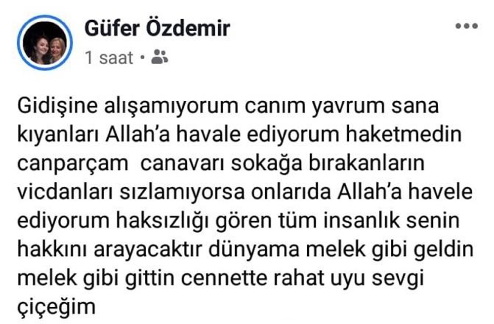 Ceren Özdemir’in annesinden duygulandıran paylaşım