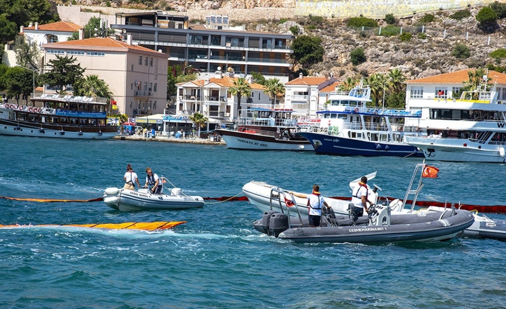 Çeşme Marina’dan iki acil durum tatbikatı bir arada
