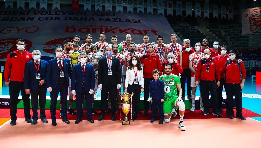 CEV Challenge Kupası’nda Ziraat Bankkart ikinci oldu