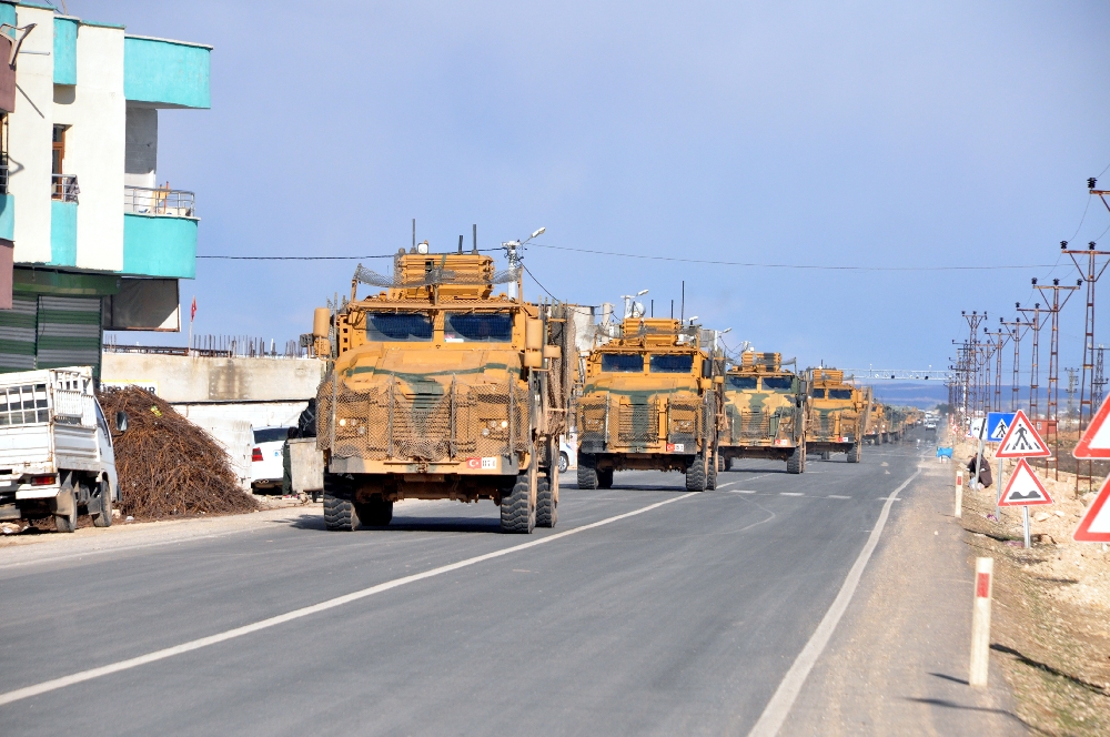 Ceylanpınar’dan Şanlıurfa’ya 100 araçlık askeri konvoy