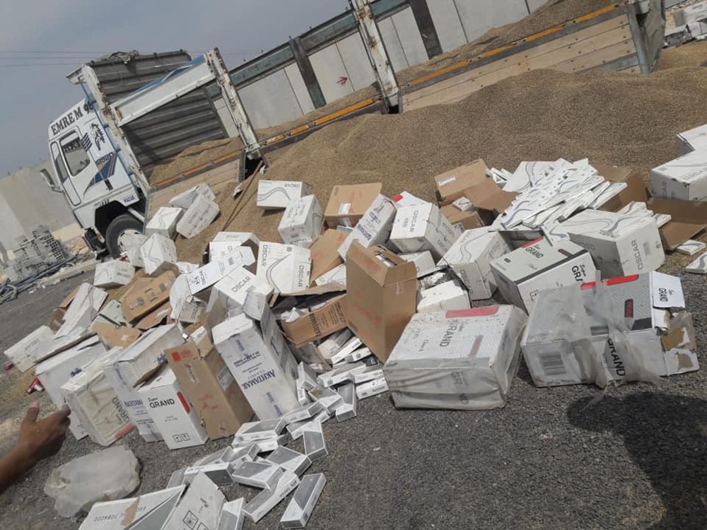 Ceylapınar’da 37 bin 500 paket kaçak sigara ele geçirildi