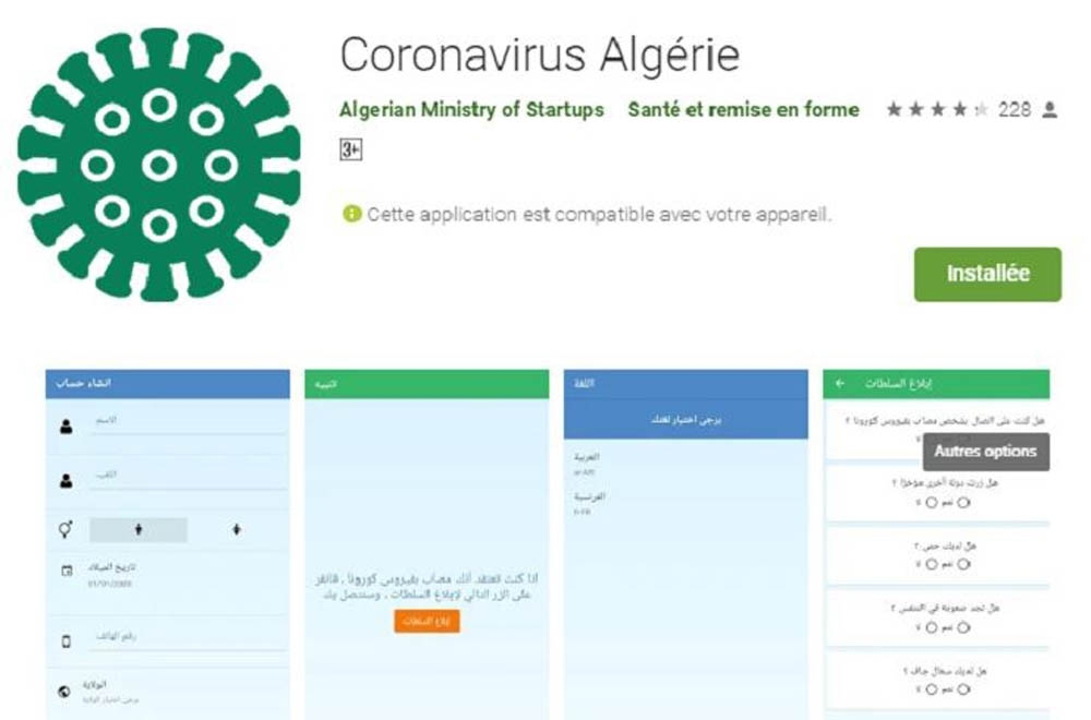 Cezayir’den korona virüsle mücadelede mobil uygulama