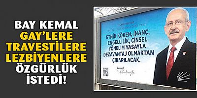 CHP'den 'cinsel yönelim' afişi