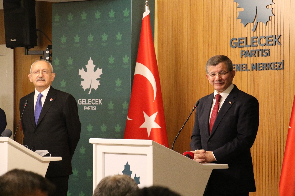 CHP Genel Başkanı Kılıçdaroğlu’ndan Davutoğlu’na hayırlı olsun ziyareti